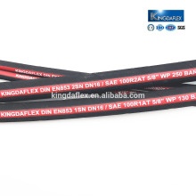 3/8 Inch Oil Resistant High Pressure Rubber Hydraulic Hose SAE 100 R1AT/EN 853 1SN